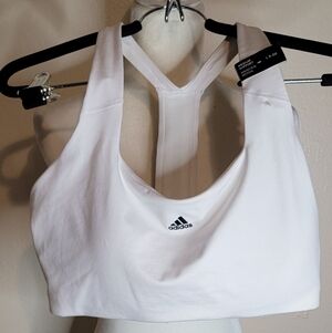 Adidas Women's White Sports Bra
